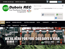 Tablet Screenshot of duboisrec.com